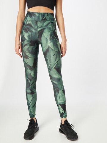 ONLY PLAY Skinny Workout Pants in Green: front