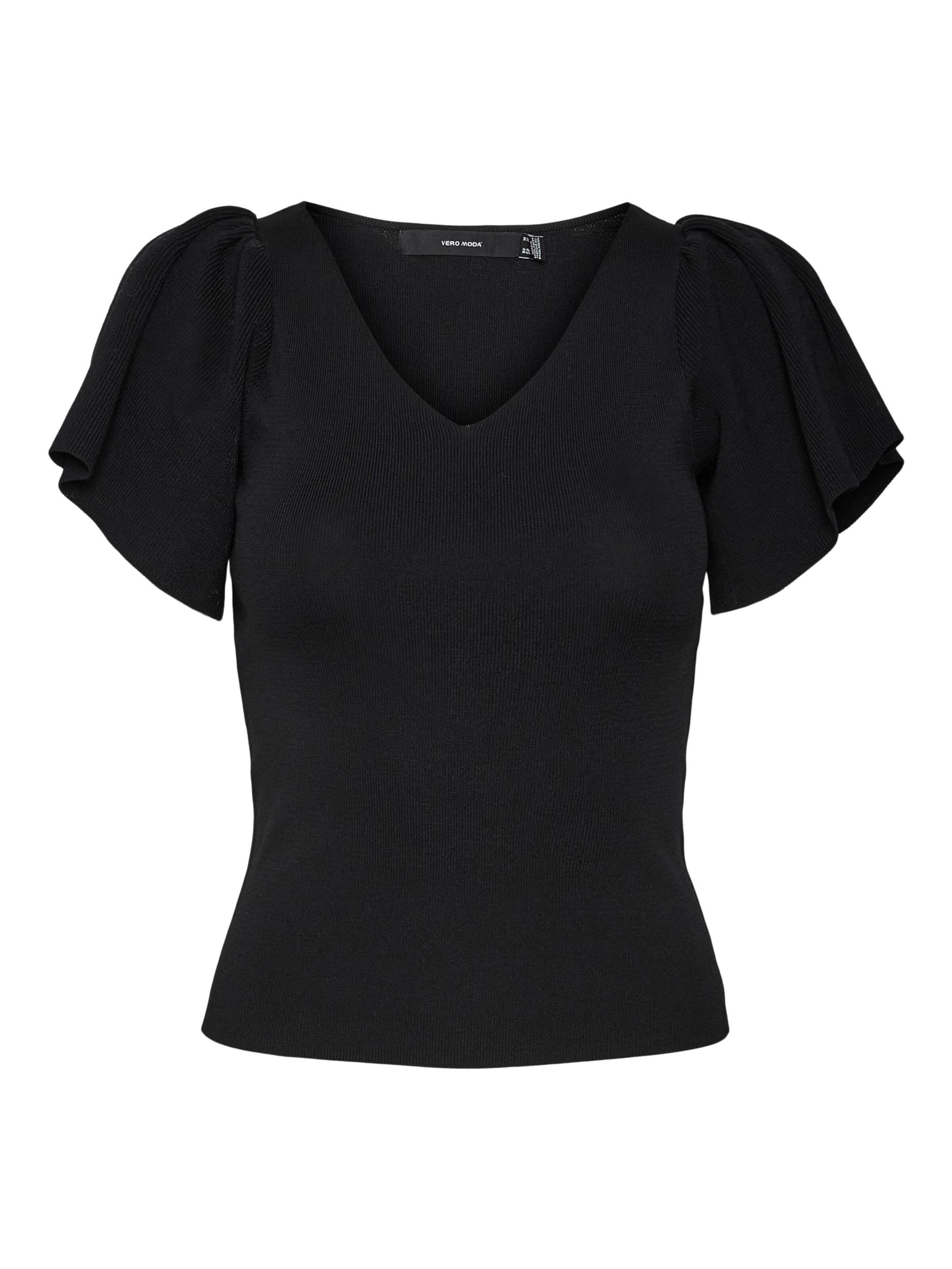 VERO MODA Pullover 'Ginny' in Schwarz: Vorderseite
