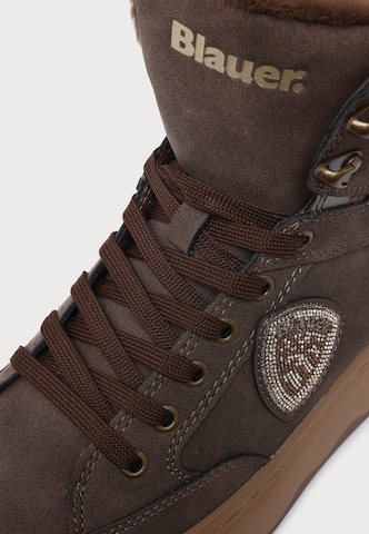 Blauer.USA Schnürstiefelette in Braun