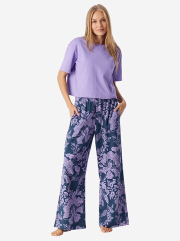 SCHIESSER Pajama Pants ' Mix & Relax ' in Blue