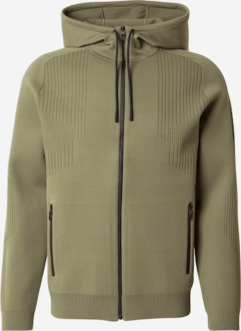 BOSS Pletena jopa 'Active Push' | zelena barva: sprednja stran