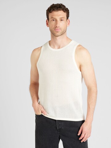 Pullover di HOLLISTER in bianco: frontale
