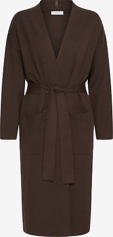 b.young Gebreid vest 'BYMIRAN' in Bruin: voorkant