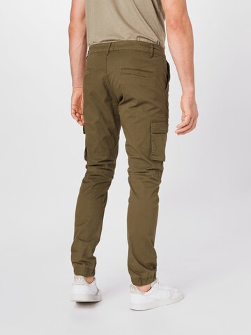 Denim Project Tapered Cargo trousers in Green