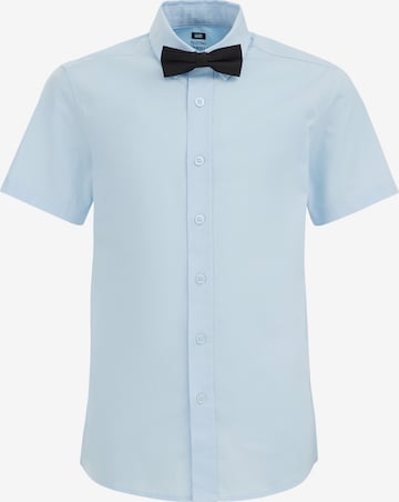 Coupe regular Chemise WE Fashion en bleu : devant