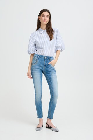 Pulz Skinny Jeans 'CARMEN ' i blå