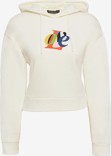 FRESHLIONS Sweatshirt in mischfarben / weiß, Produktansicht