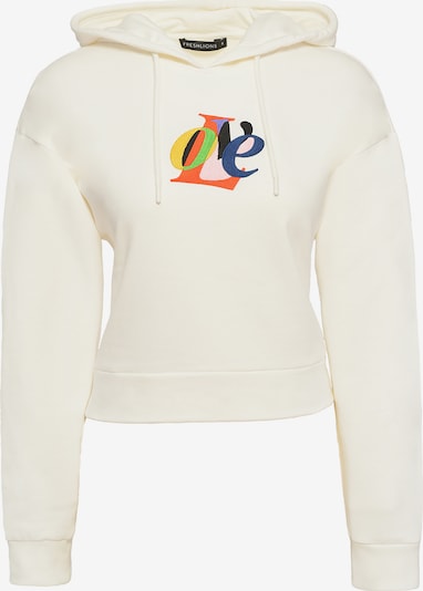 FRESHLIONS Sweat-shirt en mélange de couleurs / blanc, Vue avec produit