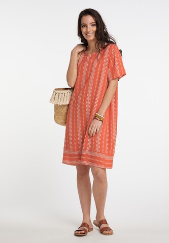 usha FESTIVAL Summer Dress in Orange