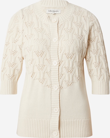 Cardigan 'Mala' Lollys Laundry en beige : devant