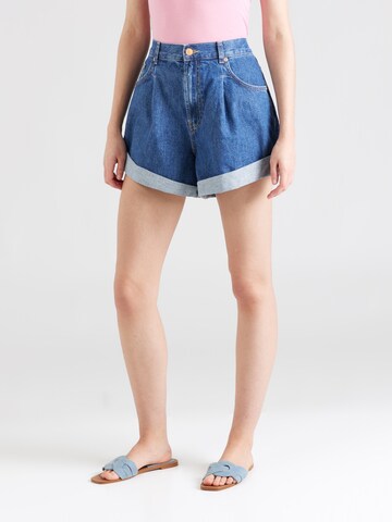 Free People Regular Bandplooi jeans 'DANNI' in Blauw: voorkant