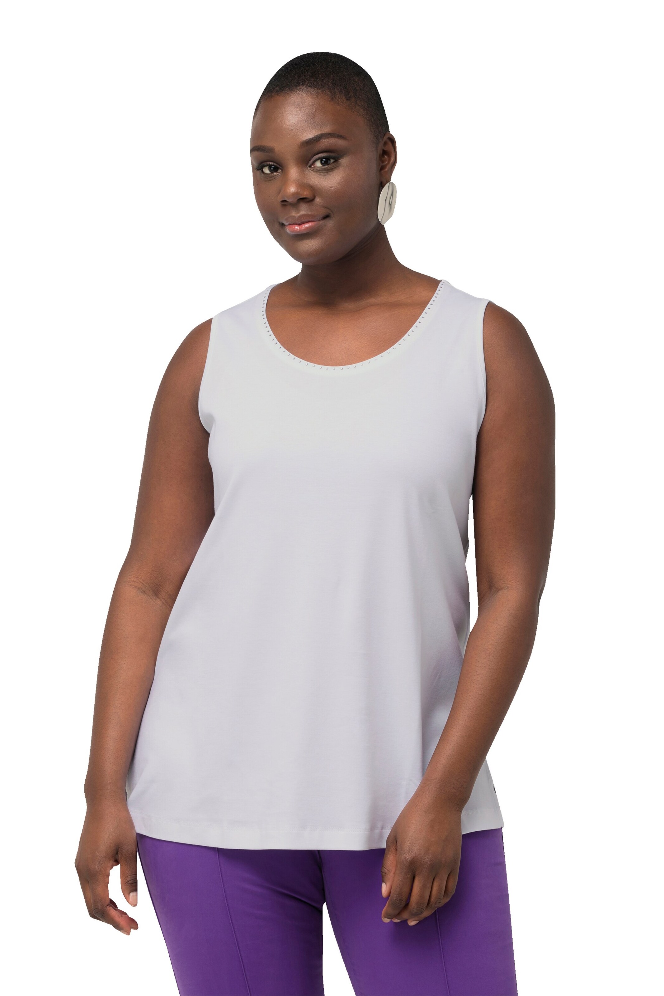 Ulla Popken Top in White: front