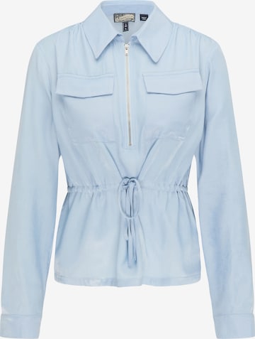 DreiMaster Vintage Blouse in Blauw: voorkant