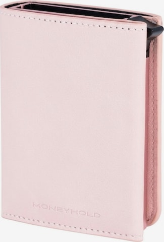 Portamonete di Moneyhold in rosa: frontale