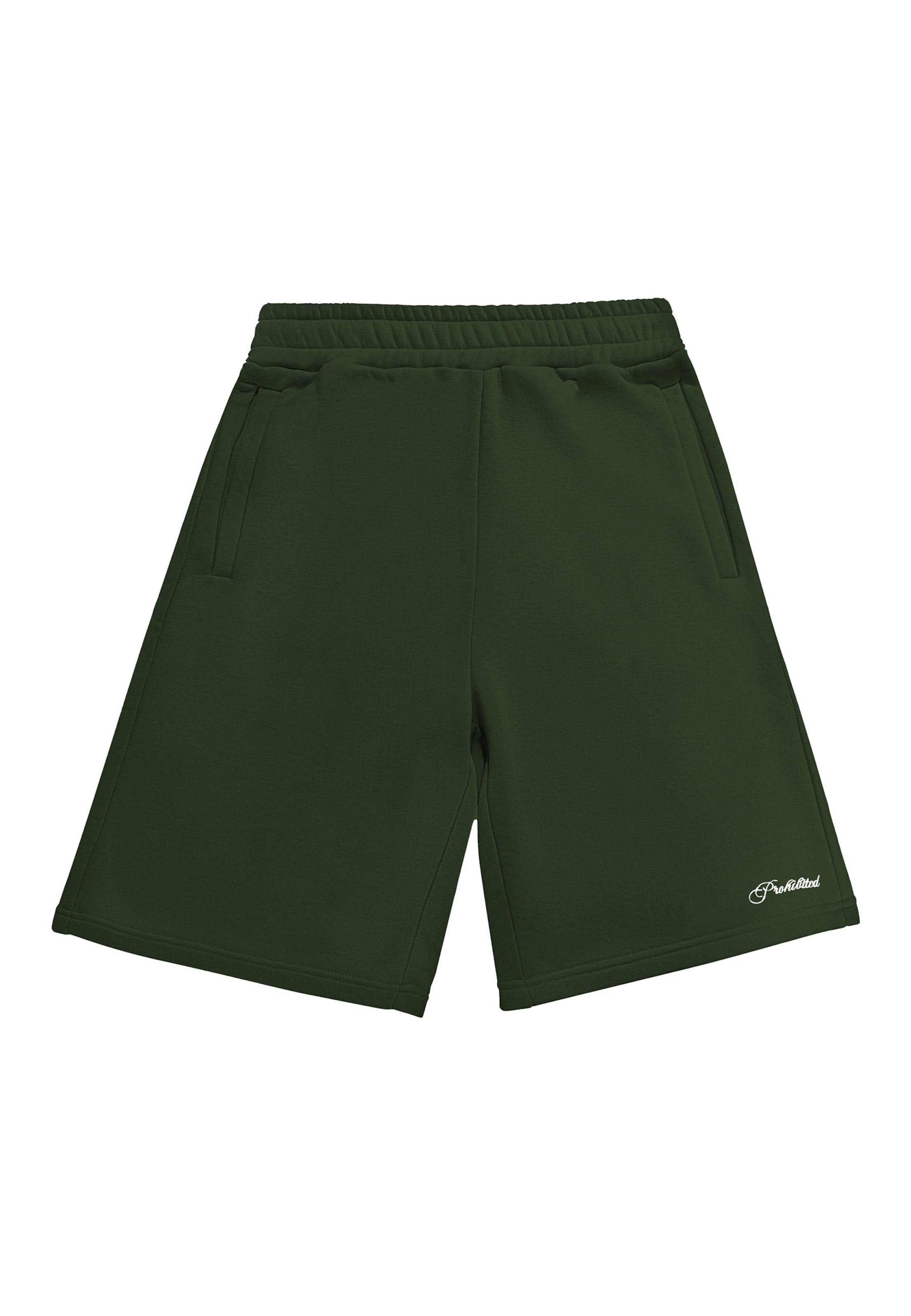 Prohibited Broek 'Lazy Riviera' in Groen: voorkant