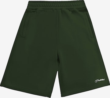 Pantalon 'Lazy Riviera' Prohibited en vert : devant