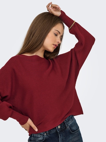 Pull-over 'ONLADALINE' ONLY en rouge