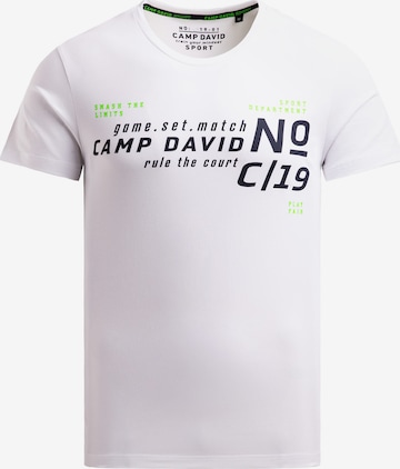 CAMP DAVID Paita värissä valkoinen: etupuoli