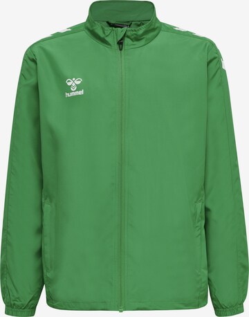 Veste de sport Hummel en vert : devant