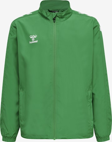 Hummel Sportjas in Groen: voorkant