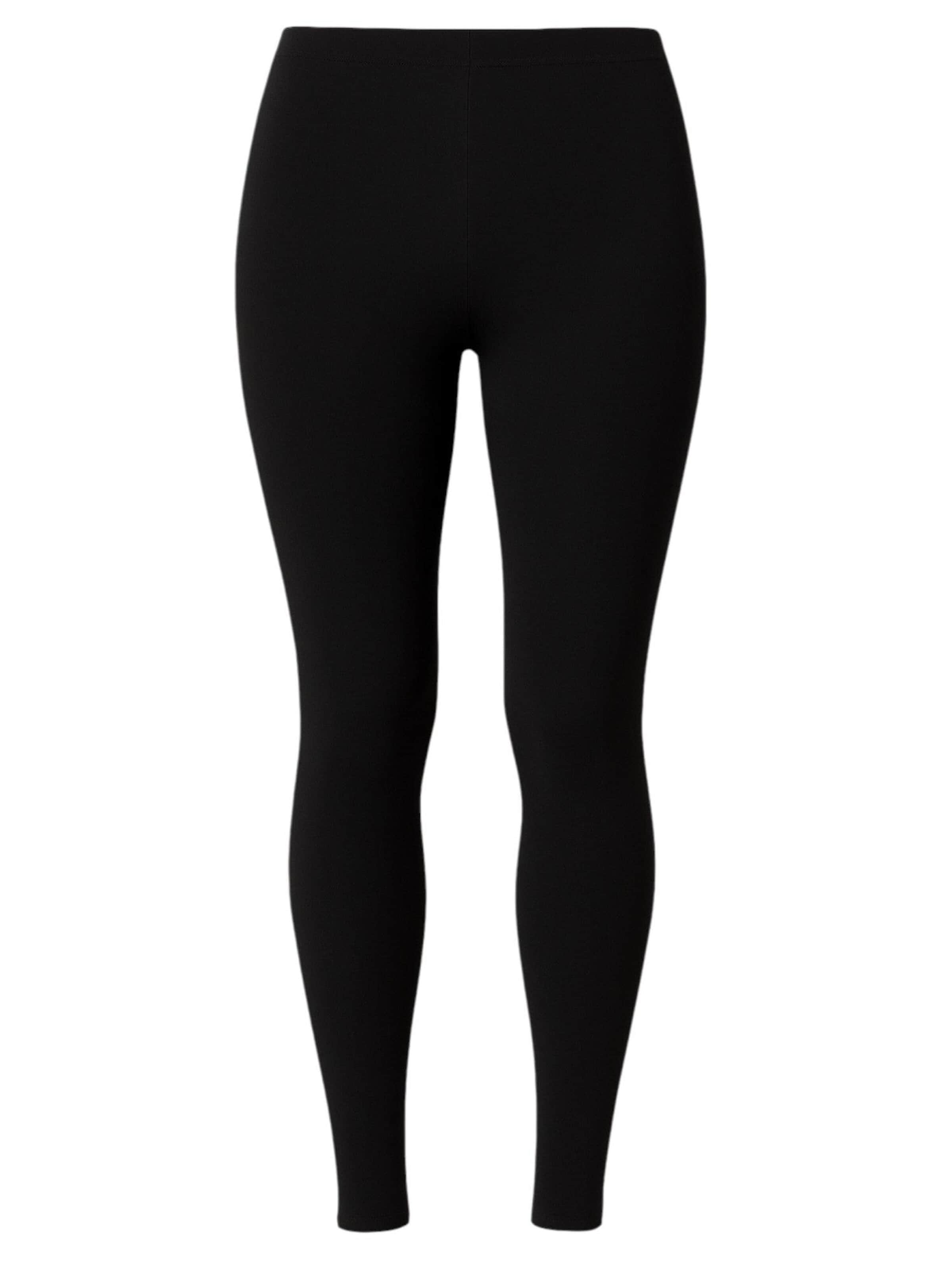 Slimfit Leggings 'THERMALINE' di fashionshowcase in nero: frontale