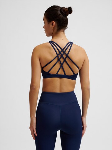 Hummel Bustier Sports-BH i blå