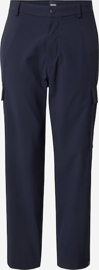 BOSS Pantalon cargo 'Perin' en bleu foncé, Vue avec produit
