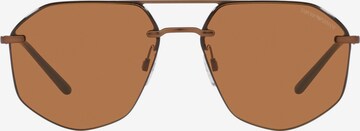 Emporio Armani Okulary przeciwsłoneczne w kolorze brąz