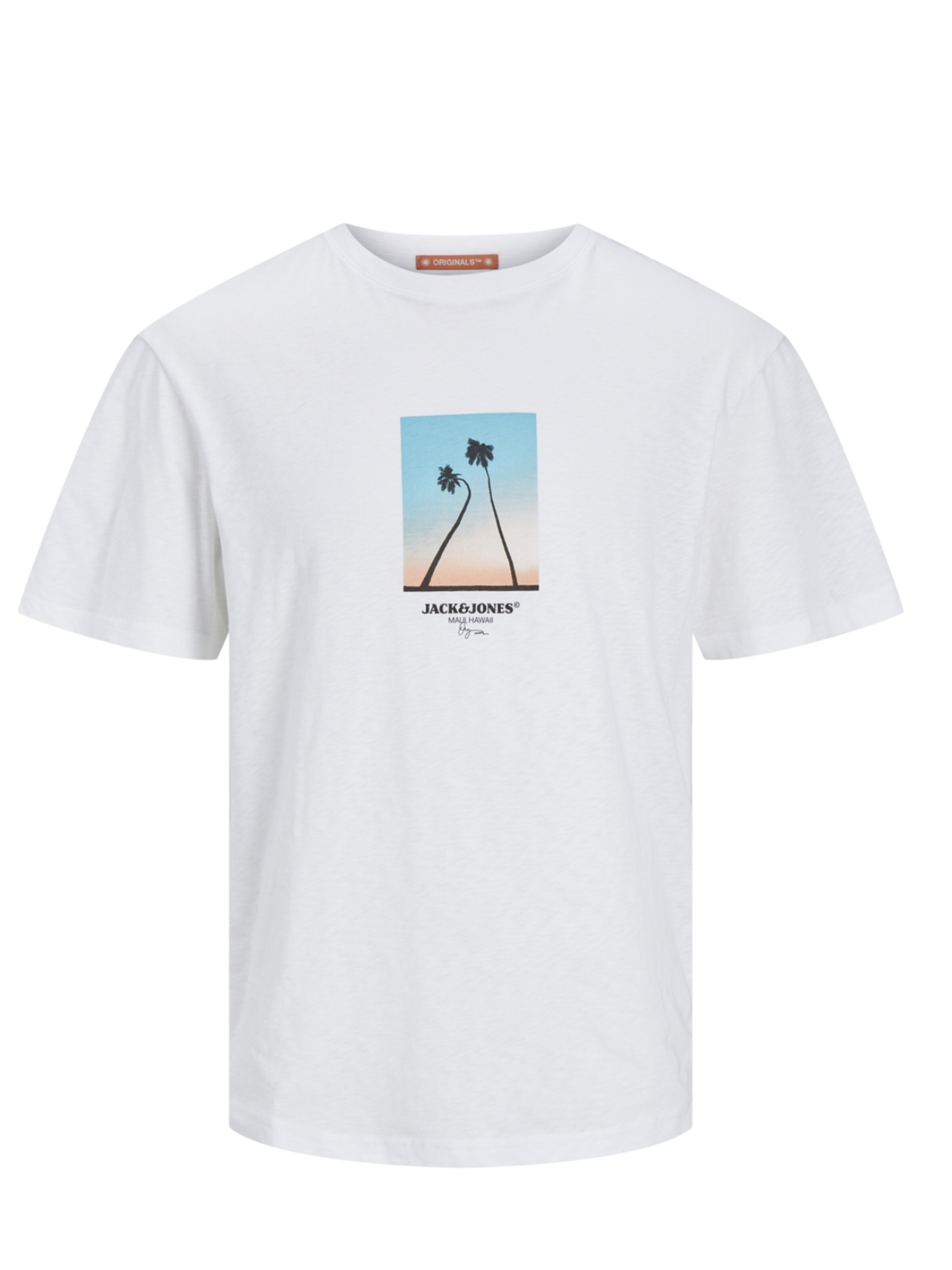 JACK & JONES Shirt in M in de kleur Wit, Productweergave