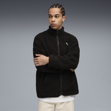 PUMA Sweat jacket in Black: front