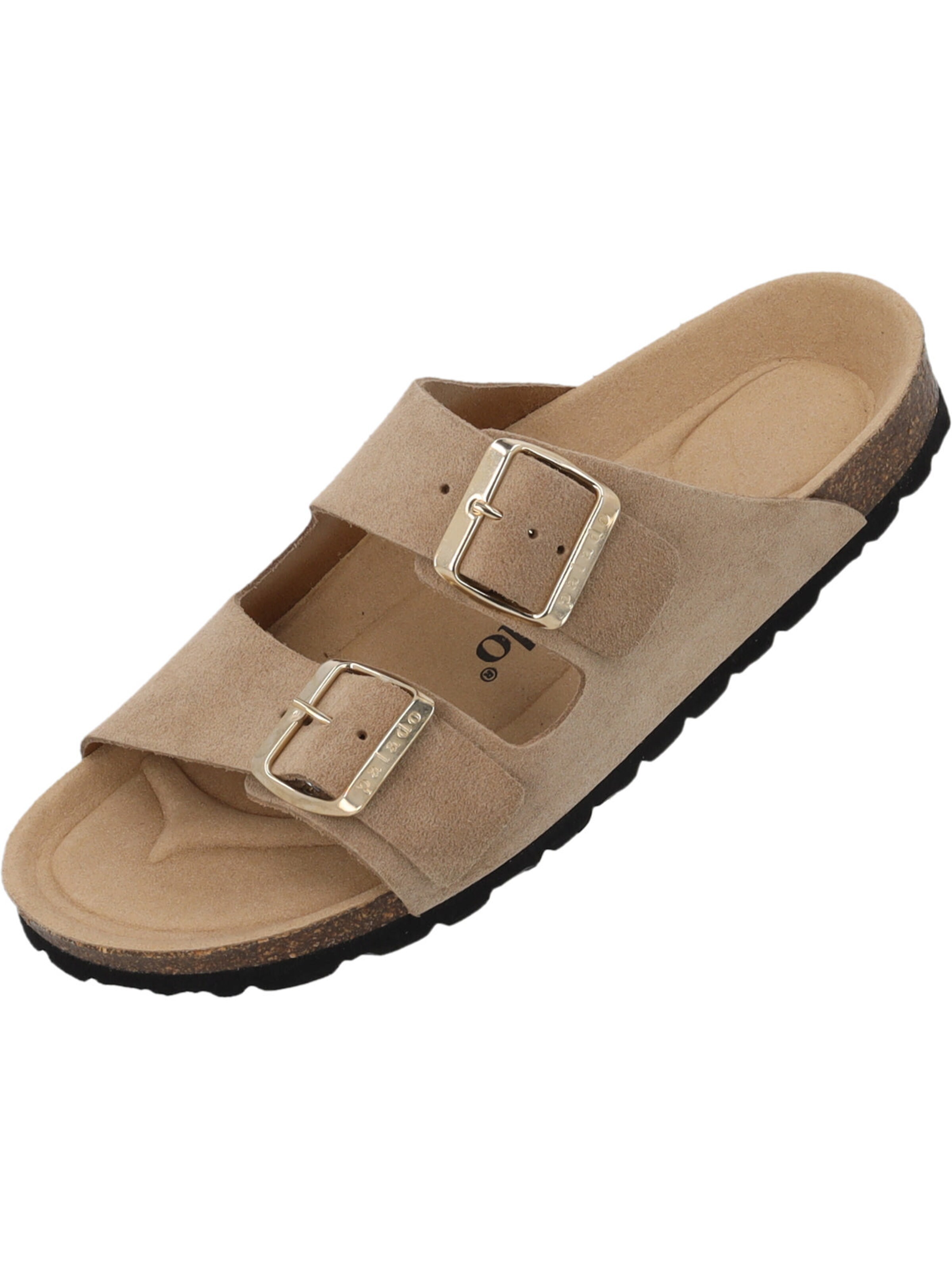 Palado Pantolette 'Palado Korfu Mono'‌‌‌‌ in Beige: Vorderseite