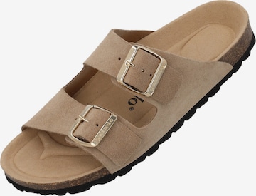 Palado Pantolette 'Palado Korfu Mono' in Beige: Vorderseite