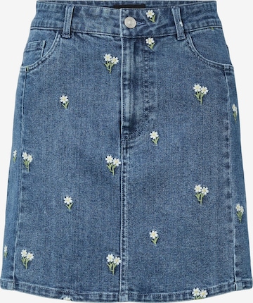 Jupe 'PCFlora' PIECES en bleu : devant