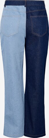 PIECES Wide Leg Jeans 'Lena' in Blau