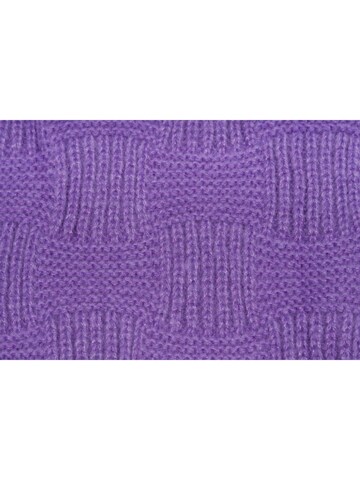 styleBREAKER Tuch 'Strick Dreiecktuch Schachbrett Strickmuster'‌‌‌‌‌‌‌‌ in Lila