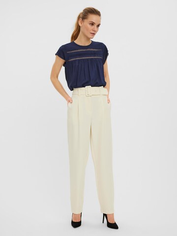 VERO MODA Loosefit Hose 'Ulia' in Beige