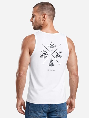 Neverless Shirt 'Nature Compass' in White