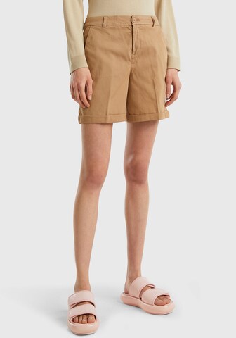 UNITED COLORS OF BENETTON Regular Pants in Beige: front