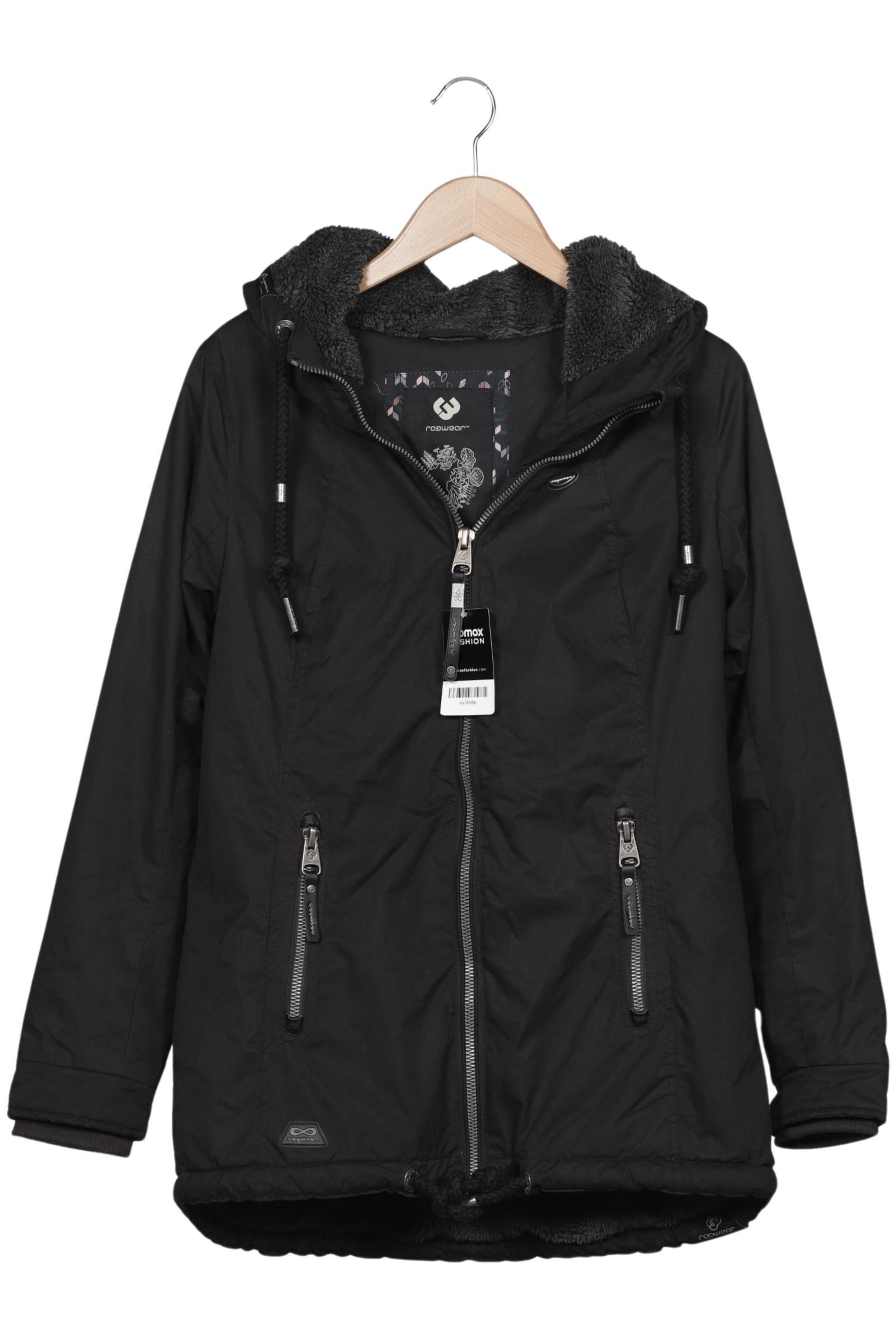 Ragwear Mantel M in Schwarz: Vorderseite