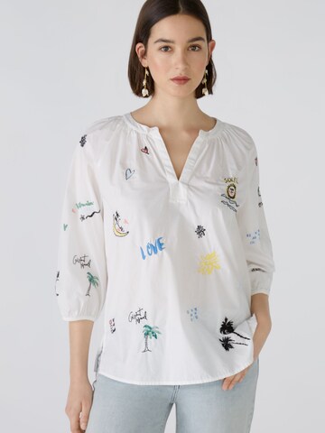 OUI Blouse in White: front