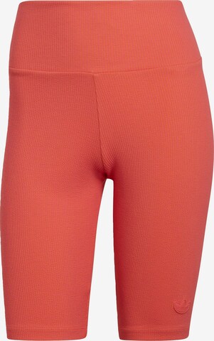 Skinny Leggings di ADIDAS ORIGINALS in rosso: frontale