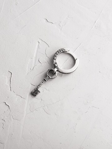 REYTEL Earring 'KEY' in Silver: front