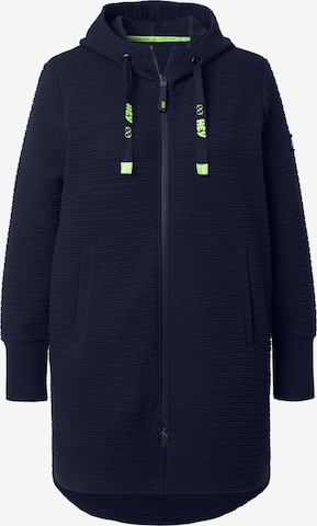 LAURASØN Sweatjacke in Blau: Vorderseite