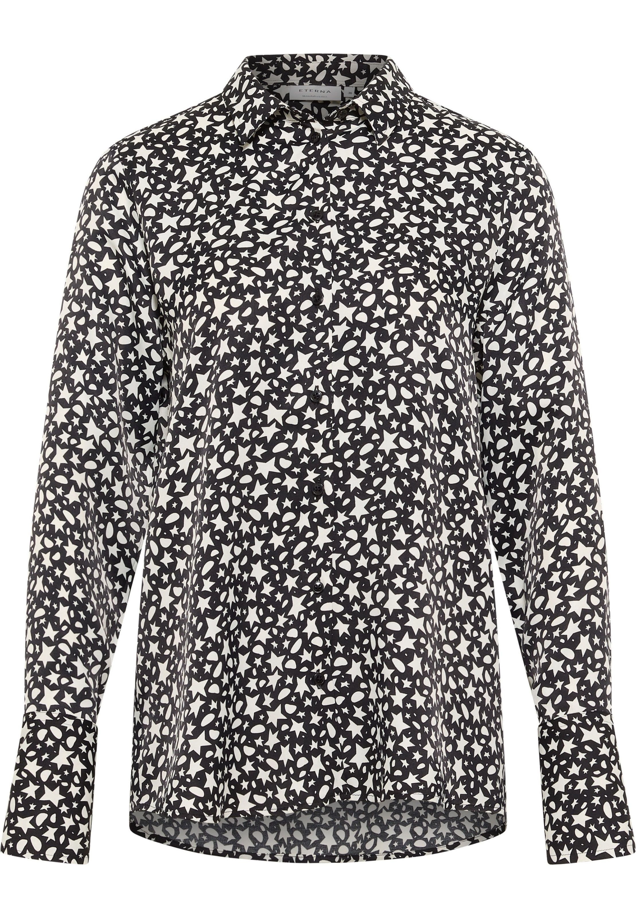 ETERNA Blouse in Zwart: voorkant