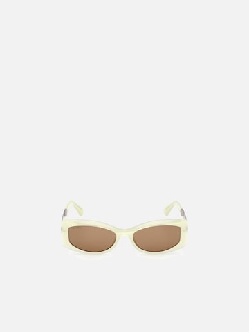 MAX&Co. Sunglasses 'Max &co MO0144 Shiny light blue 55/17/140 Women Sunglasses' in Yellow