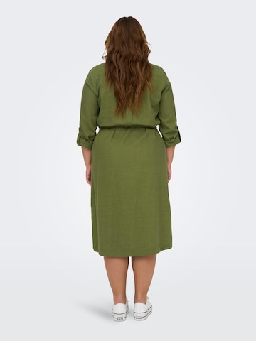 ONLY Carmakoma Košilové šaty 'Caro' – zelená
