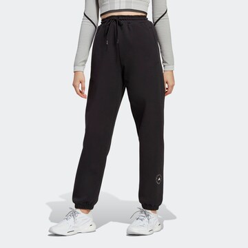 Effilé Pantalon de sport ADIDAS BY STELLA MCCARTNEY en noir : devant