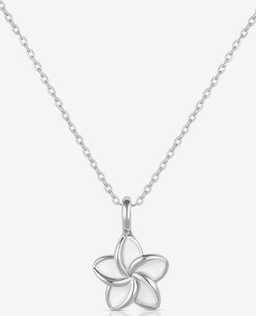 Einzelstück Necklace 'Frangipani' in Silver: front