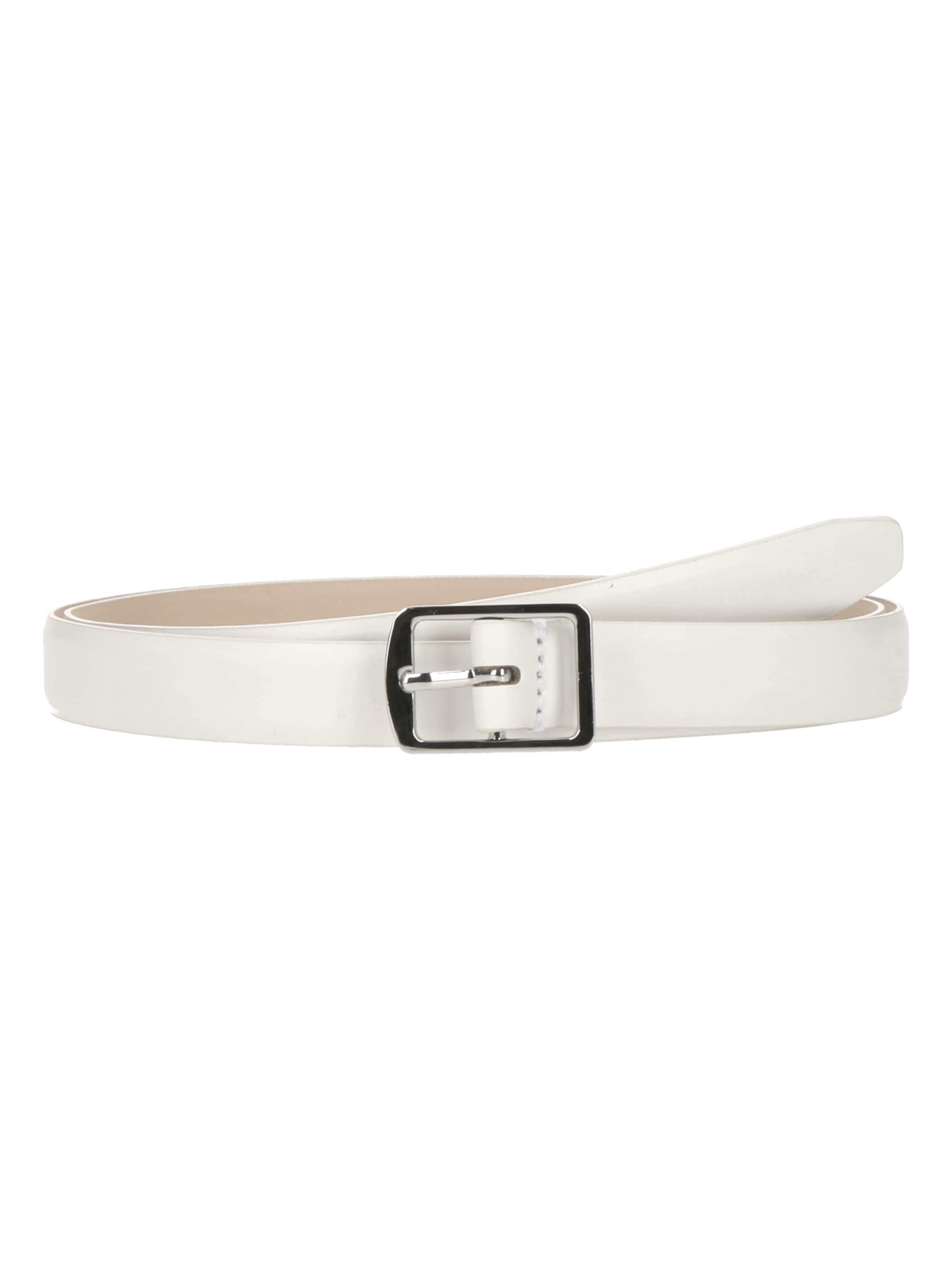 Calvin Klein Ζώνη 'CLASSIC' σε λευκό: μπροστά