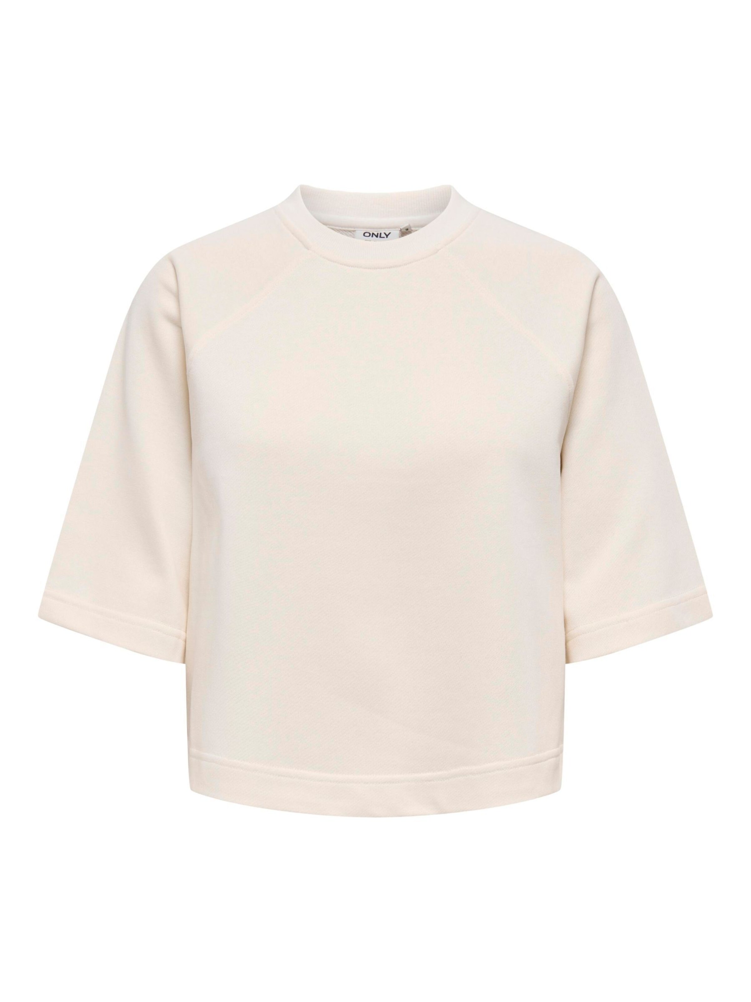ONLY Sportief sweatshirt in Wit: voorkant